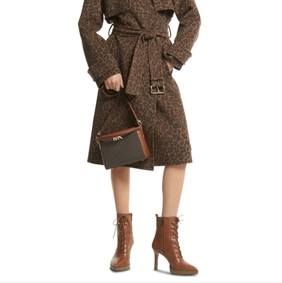 Michael Michael Kors Kyle Lace Up Platform Bootie NIB - Picture 3 of 6